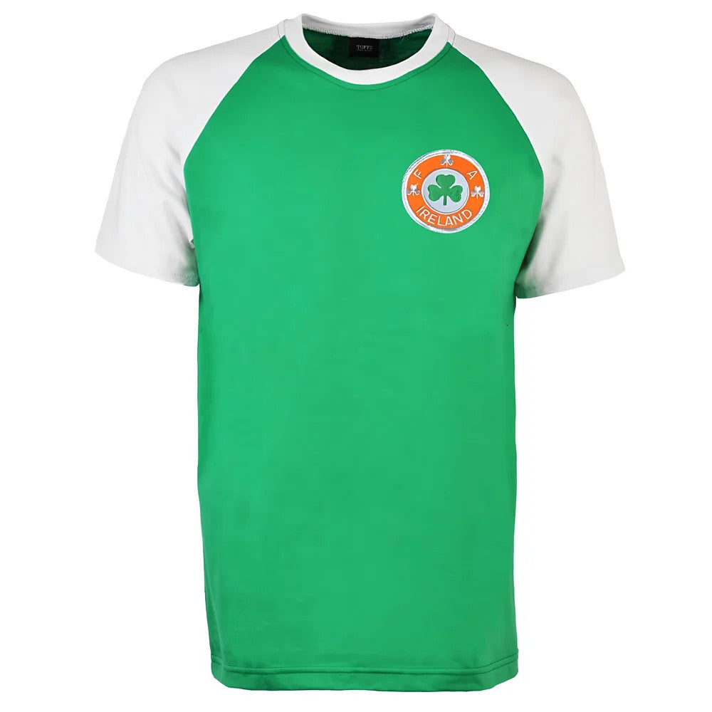 Republic of Ireland Raglan Sleeve Green/White T-Shirt_0
