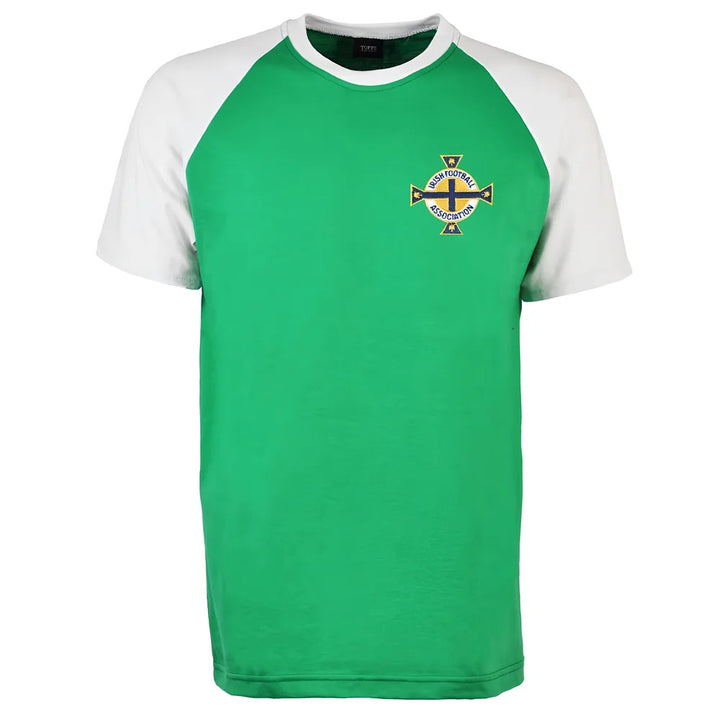 Northern Ireland Raglan Sleeve Green/White T-Shirt_0