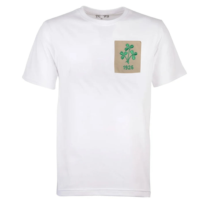 Republic of Ireland Shamrock 1926 White T-Shirt_0