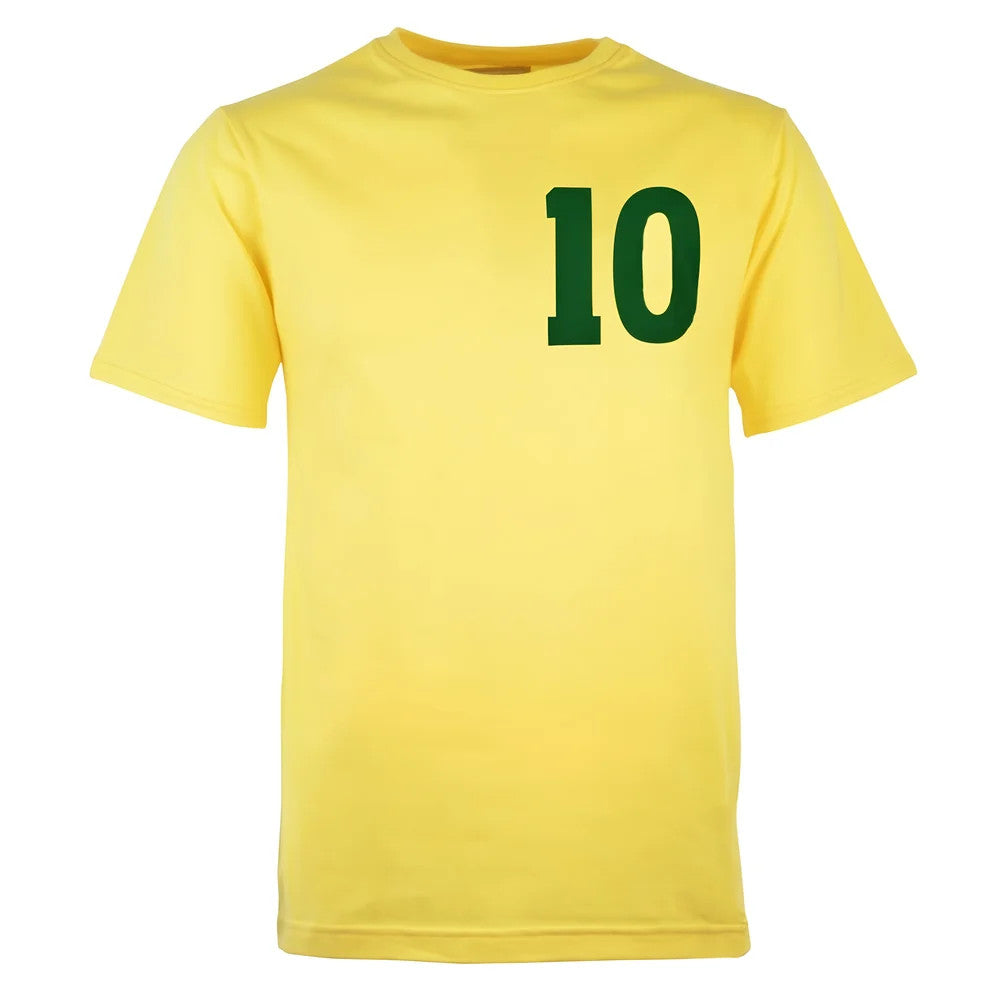 Brazil No 10 Pele Yellow T-Shirt_0
