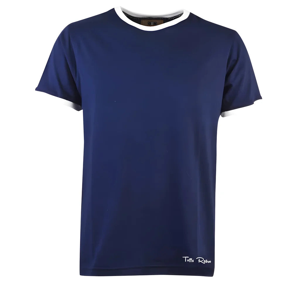 Toffs Retro Navy/White Tee Shirt_0