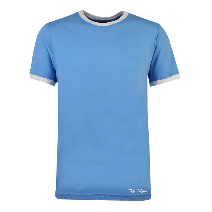 Toffs Retro Sky Blue/White Tee Shirt_0