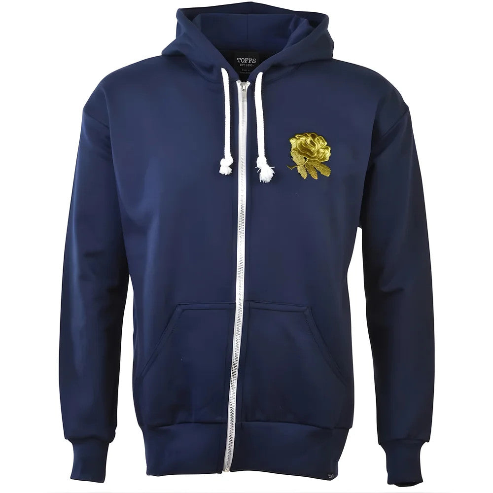 England Rugby 6 Nations Gold Rose Zip Hoodie - Navy_0