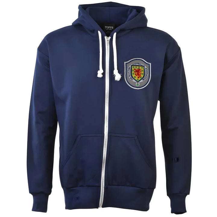 Scotland 1958 Zipped Hoodie - Navy_0