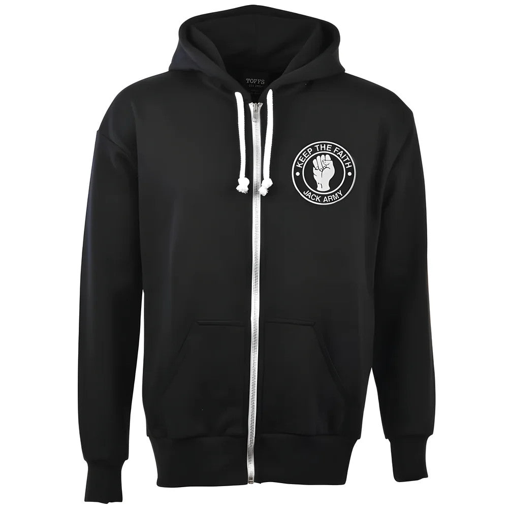 Swansea City Jack Army Zipped Hoodie - Black_0