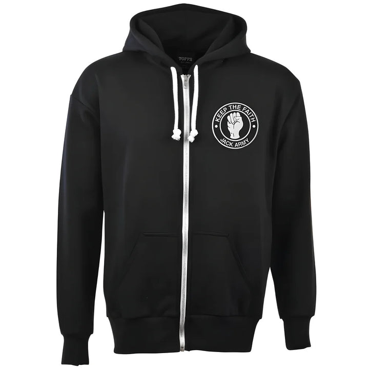 Swansea City Jack Army Zipped Hoodie - Black_0