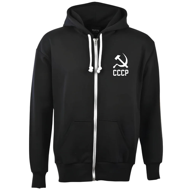 Soviet Union (CCCP) Zipped Hoodie - Black_0