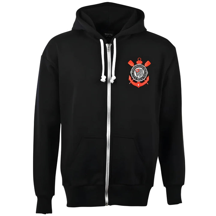 Corinthians Paulista Zipped Hoodie - Black_0