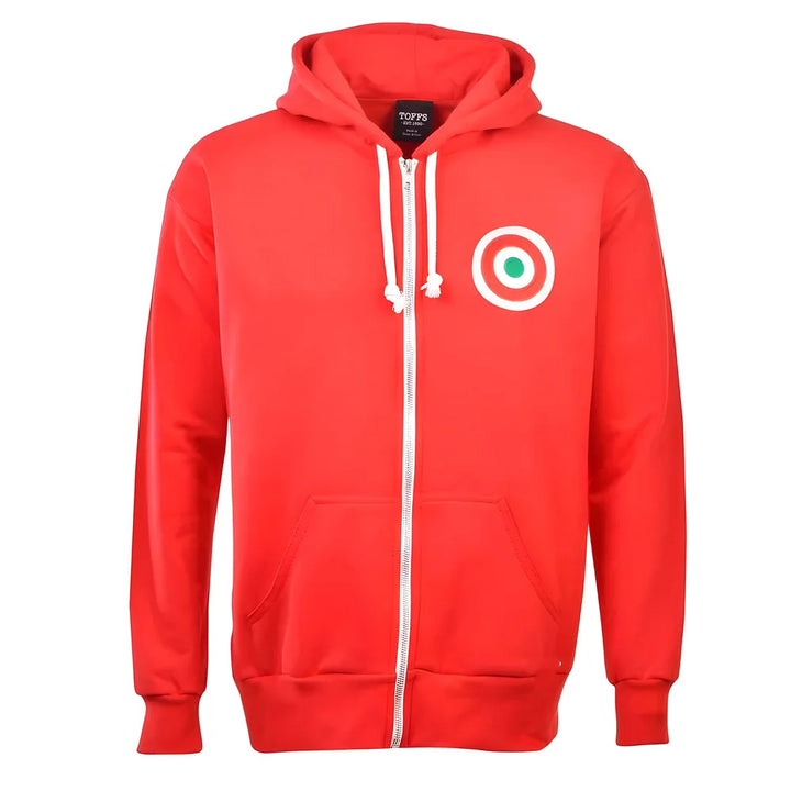AC Milan FC Zipped Hoodie - Red_0