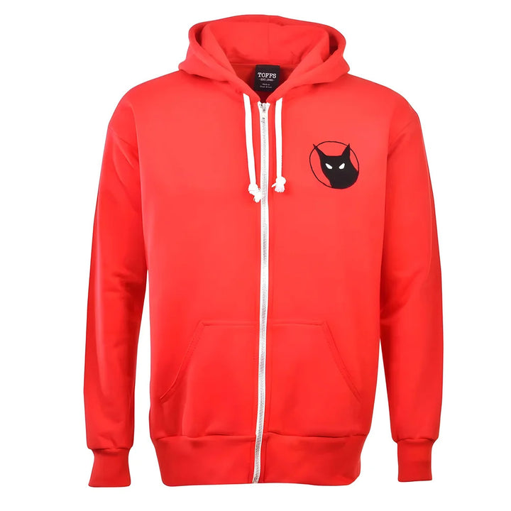 Sunderland Black Cat Zipped Hoodie - Red_0