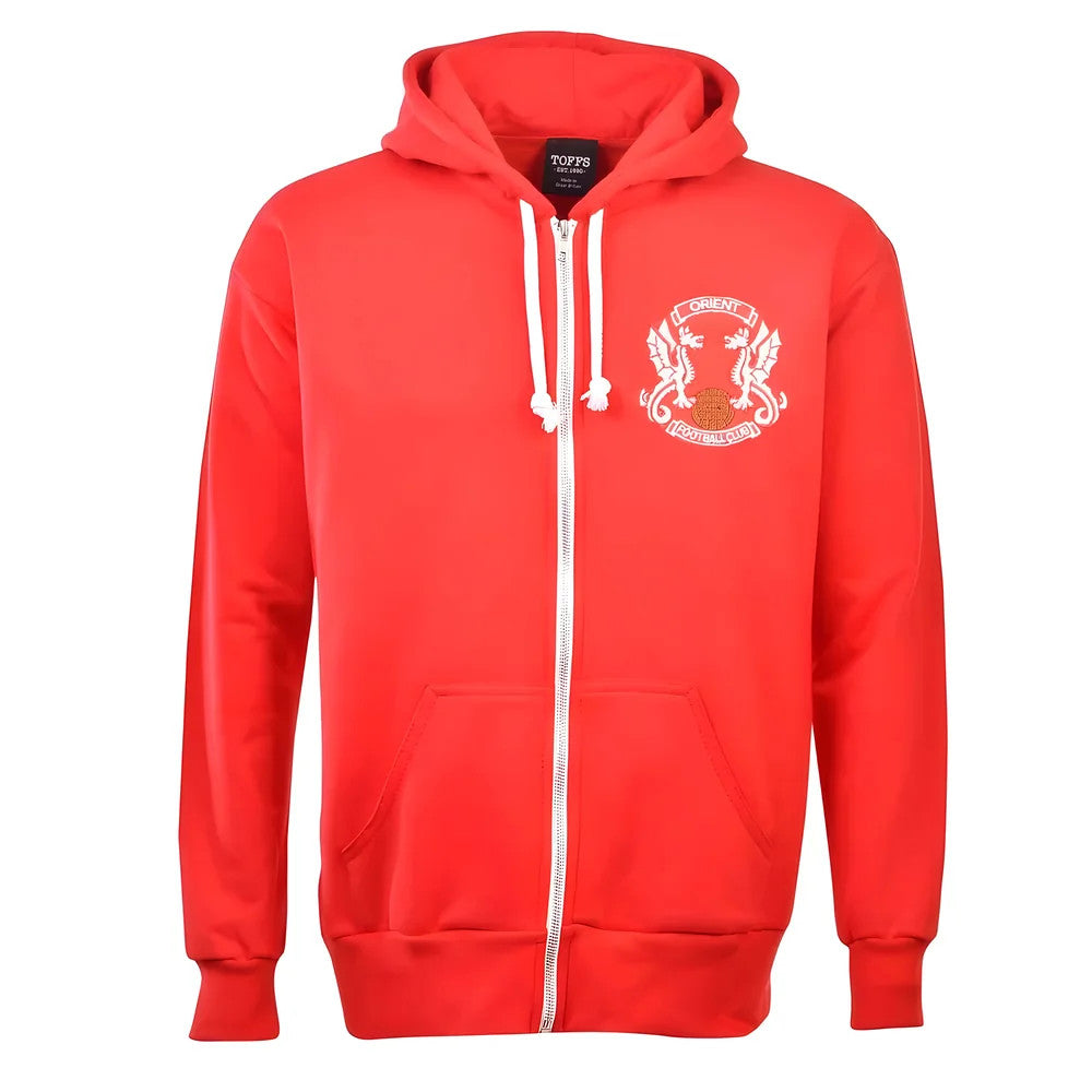 Leyton Orient Football Club Zipped Hoodie - Red_0
