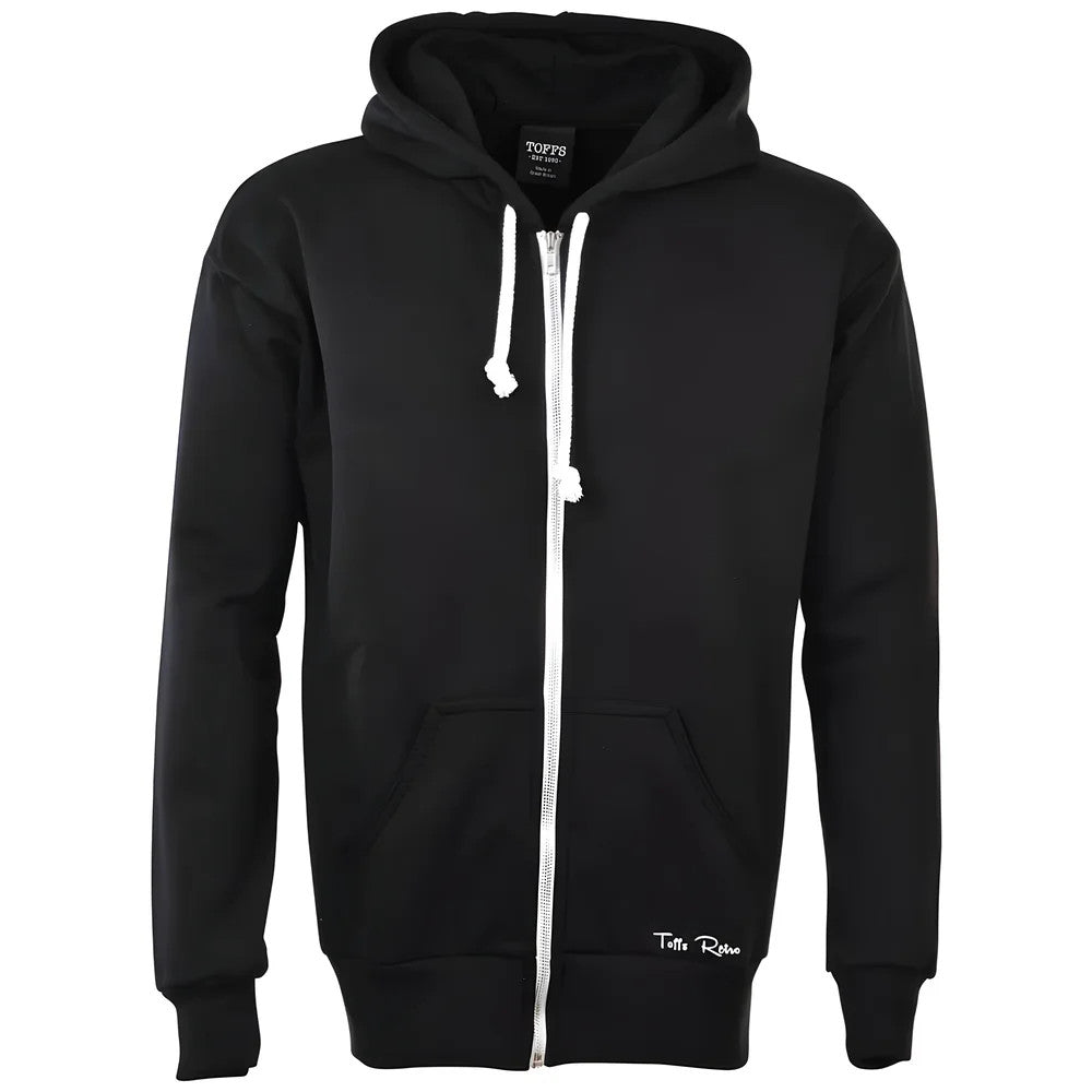 Toffs Retro Black Zipped Hoodie_0