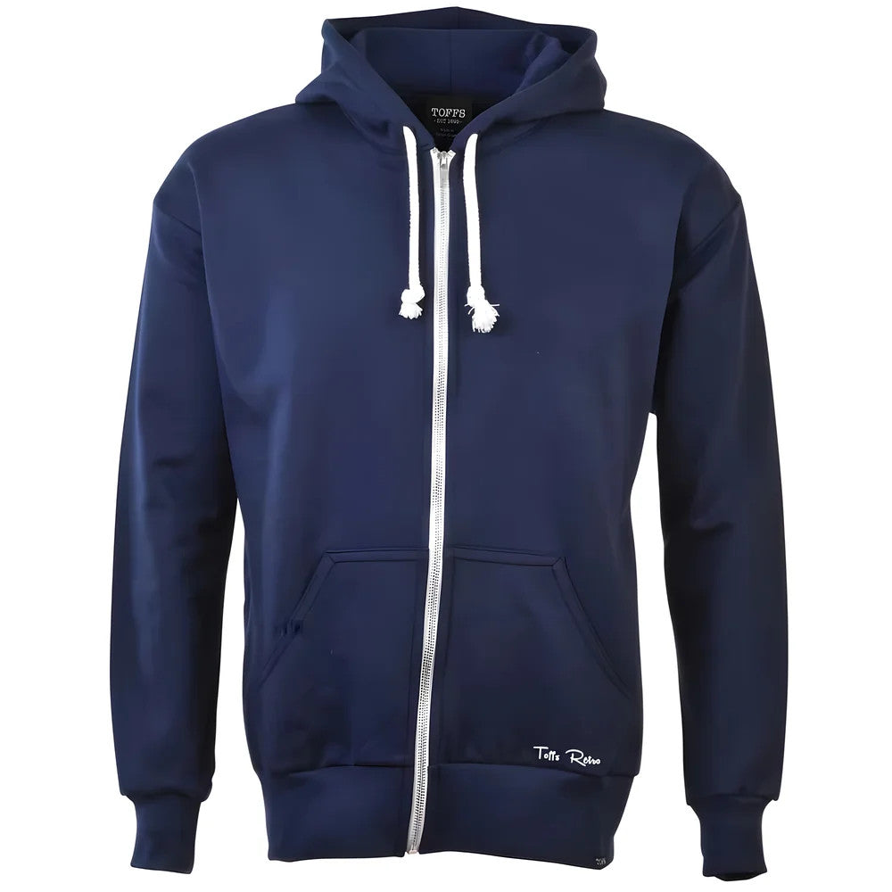 Toffs Retro Navy Zipped Hoodie_0
