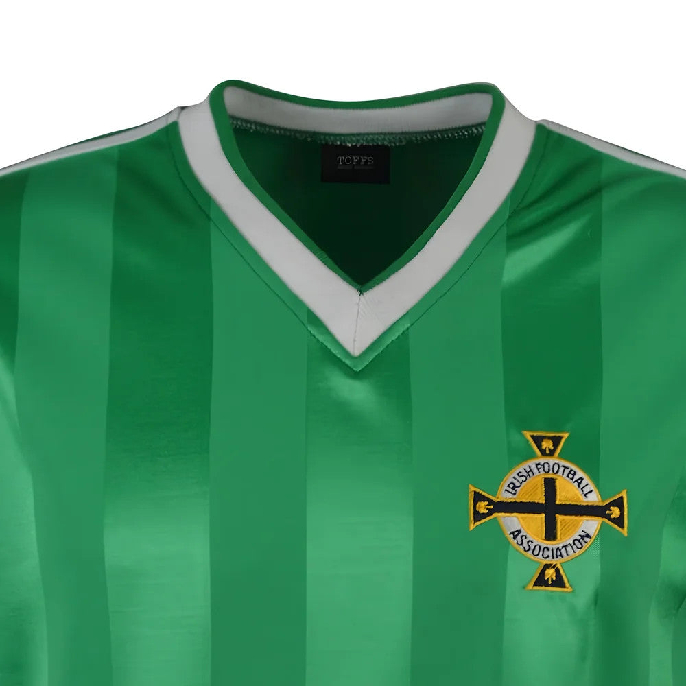 Northern Ireland 1984 Polyester Retro Football Shirt_1
