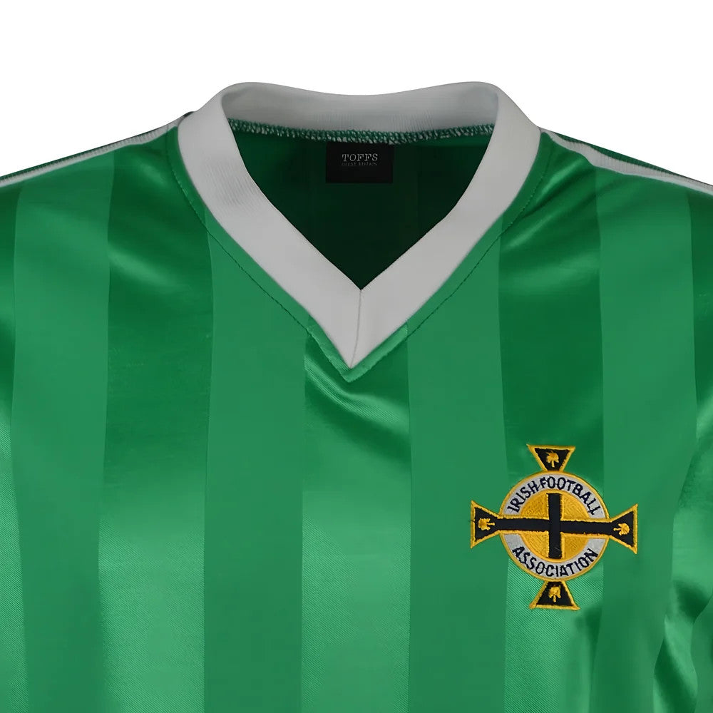 Northern Ireland 1983 Polyester Retro Football Shirt_1
