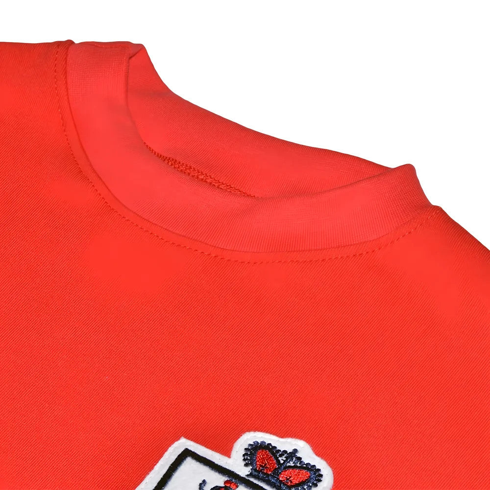 England L/S Retro Football Shirt Red_2