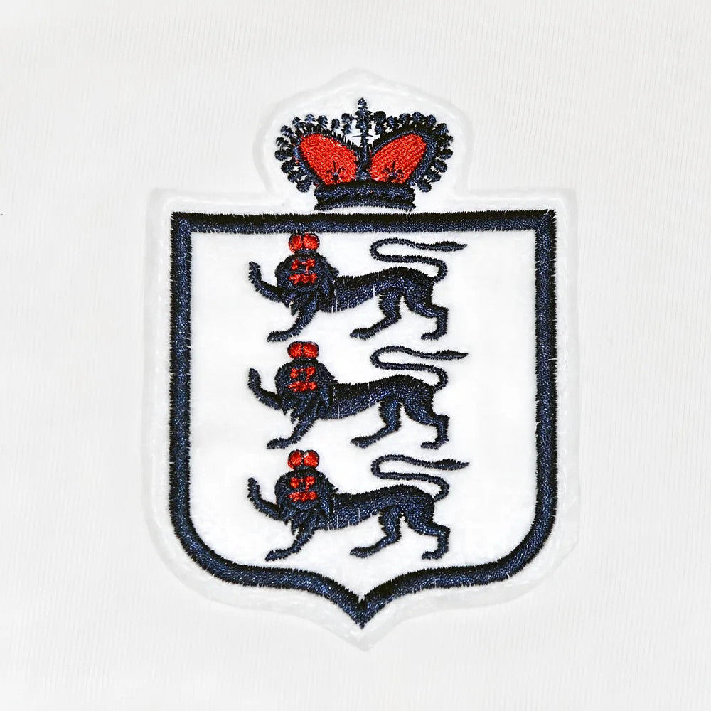 England L/S Retro Football Shirt White_1