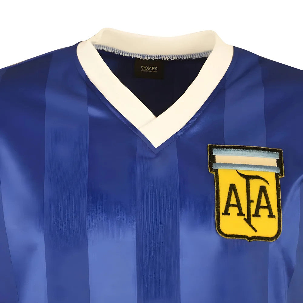 Argentina 1986 World Cup Away Retro Football Shirt_2