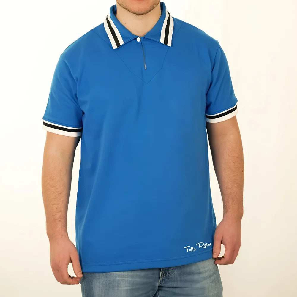 TOFFS Classic Retro Blue Short Sleeve Shirt_1