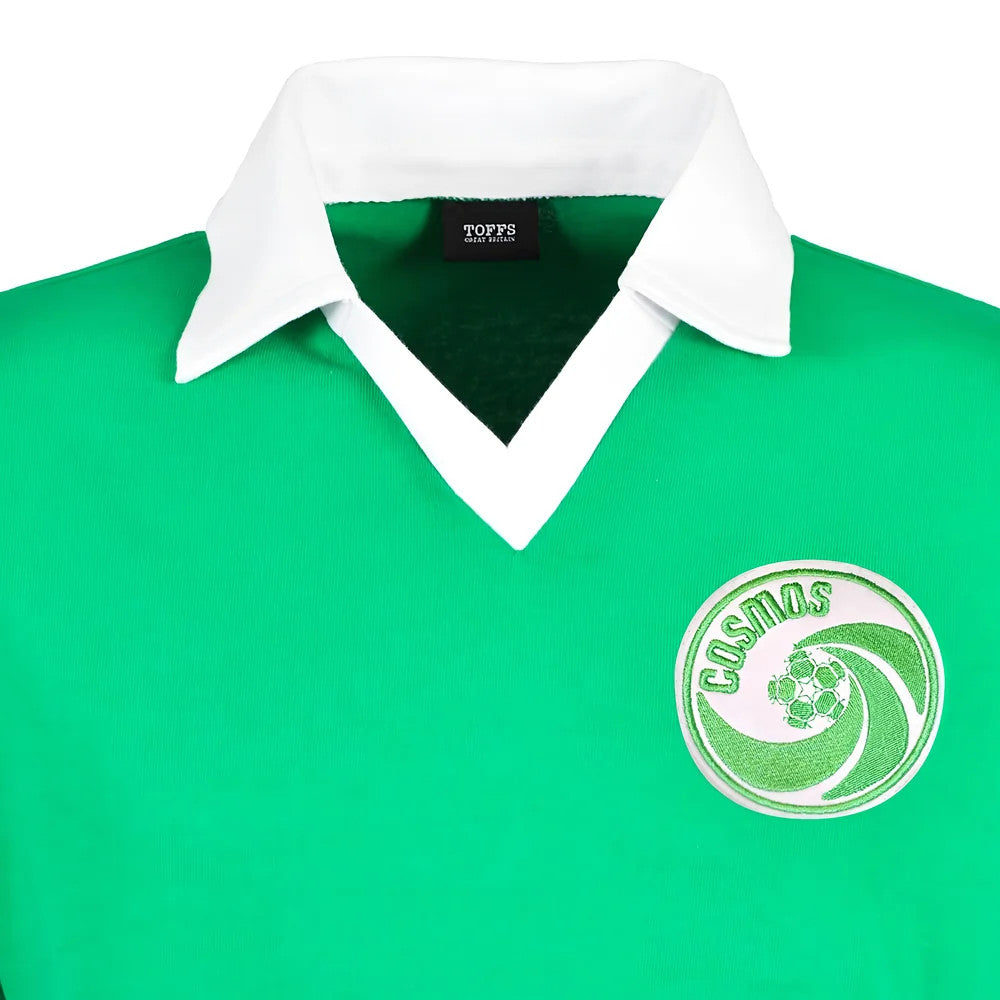 New York Cosmos Pele Green Retro Shirt_1