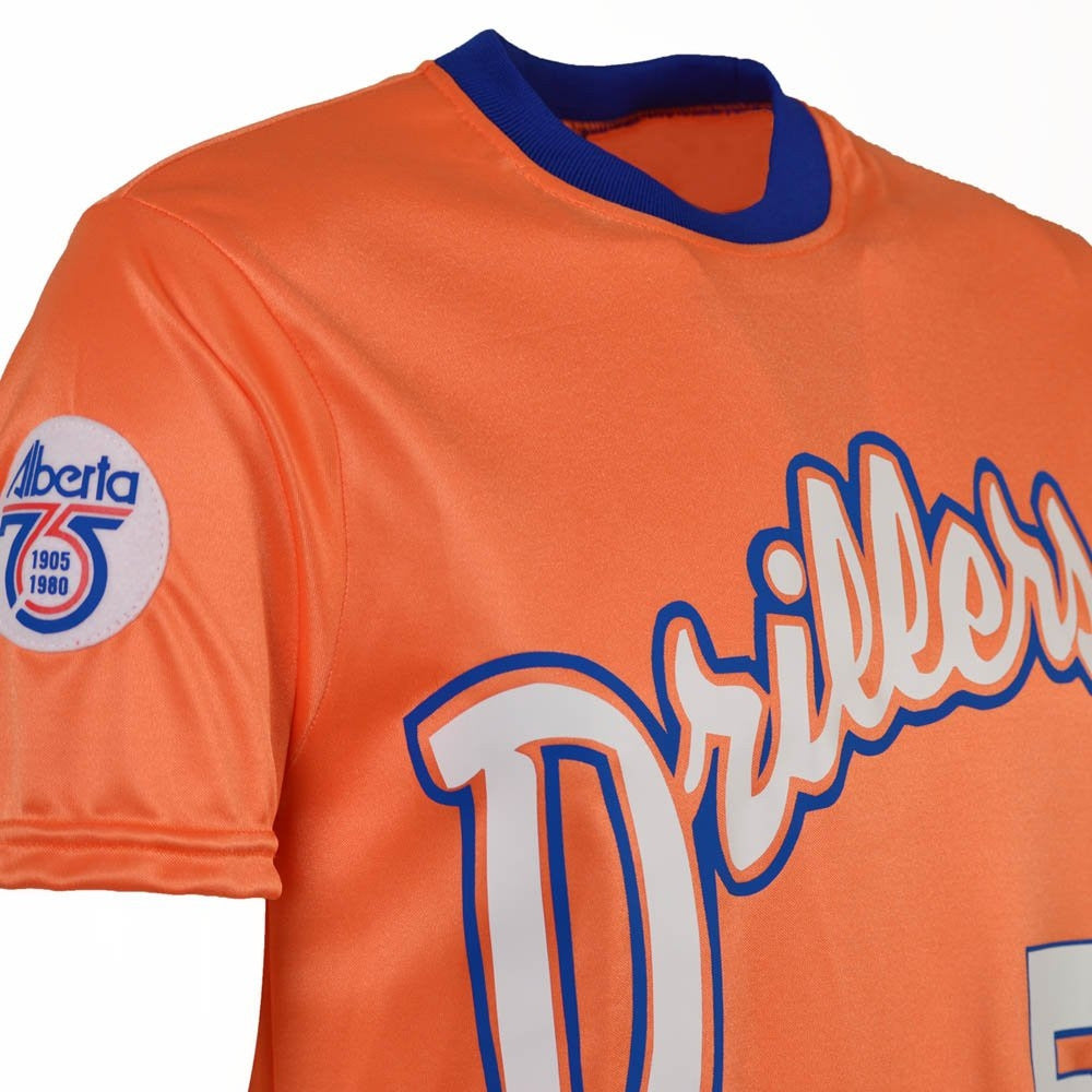 Edmonton Drllers 1980's Home Football Shirt_1