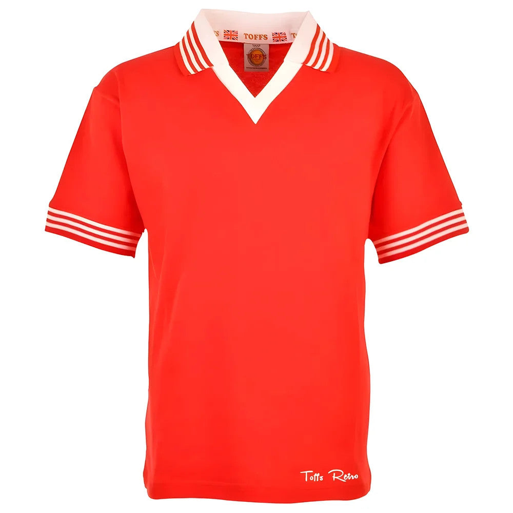 TOFFS Classic Retro Red Short Sleeved Shirt_0