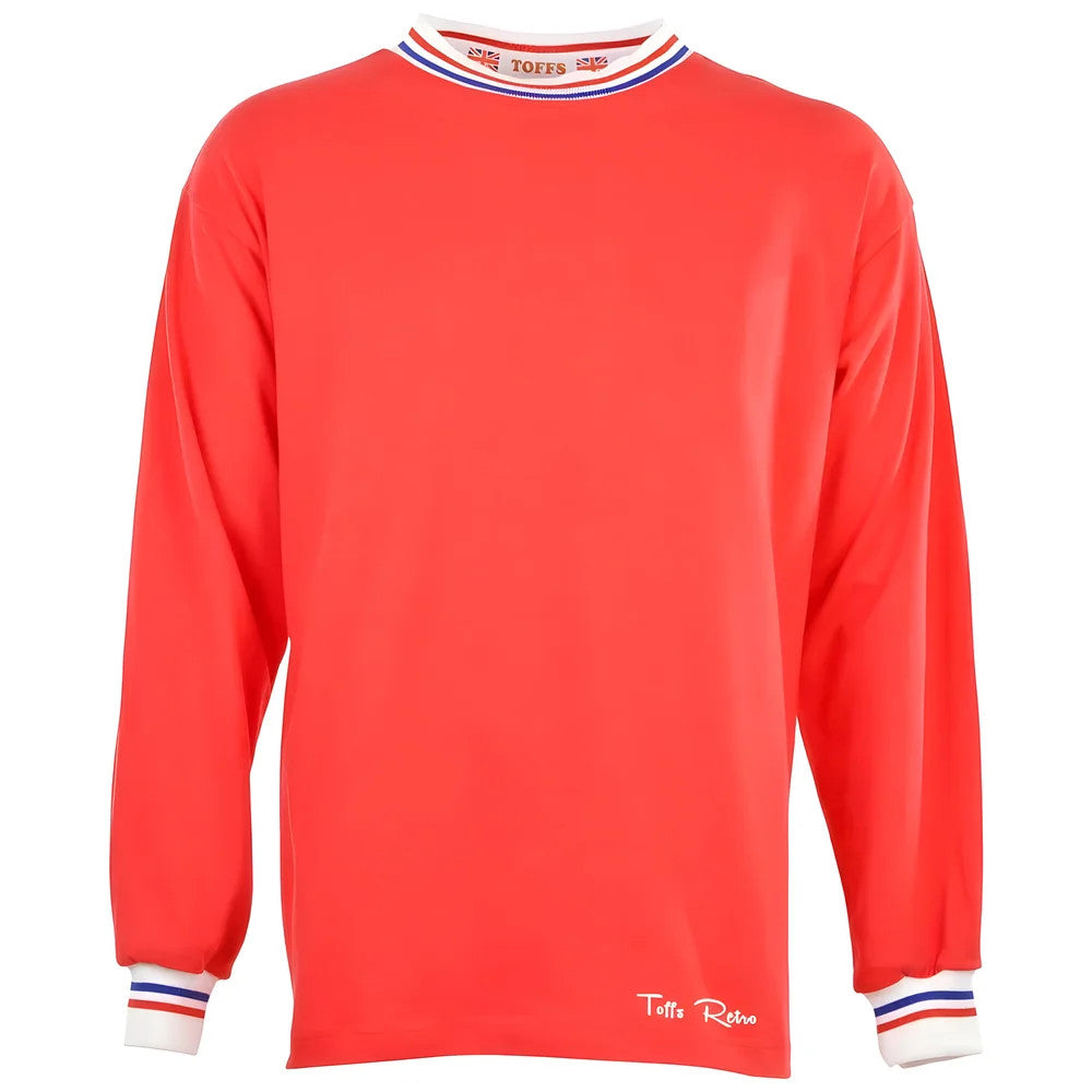 TOFFS Classic Retro Red Long Sleeve Shirt_0