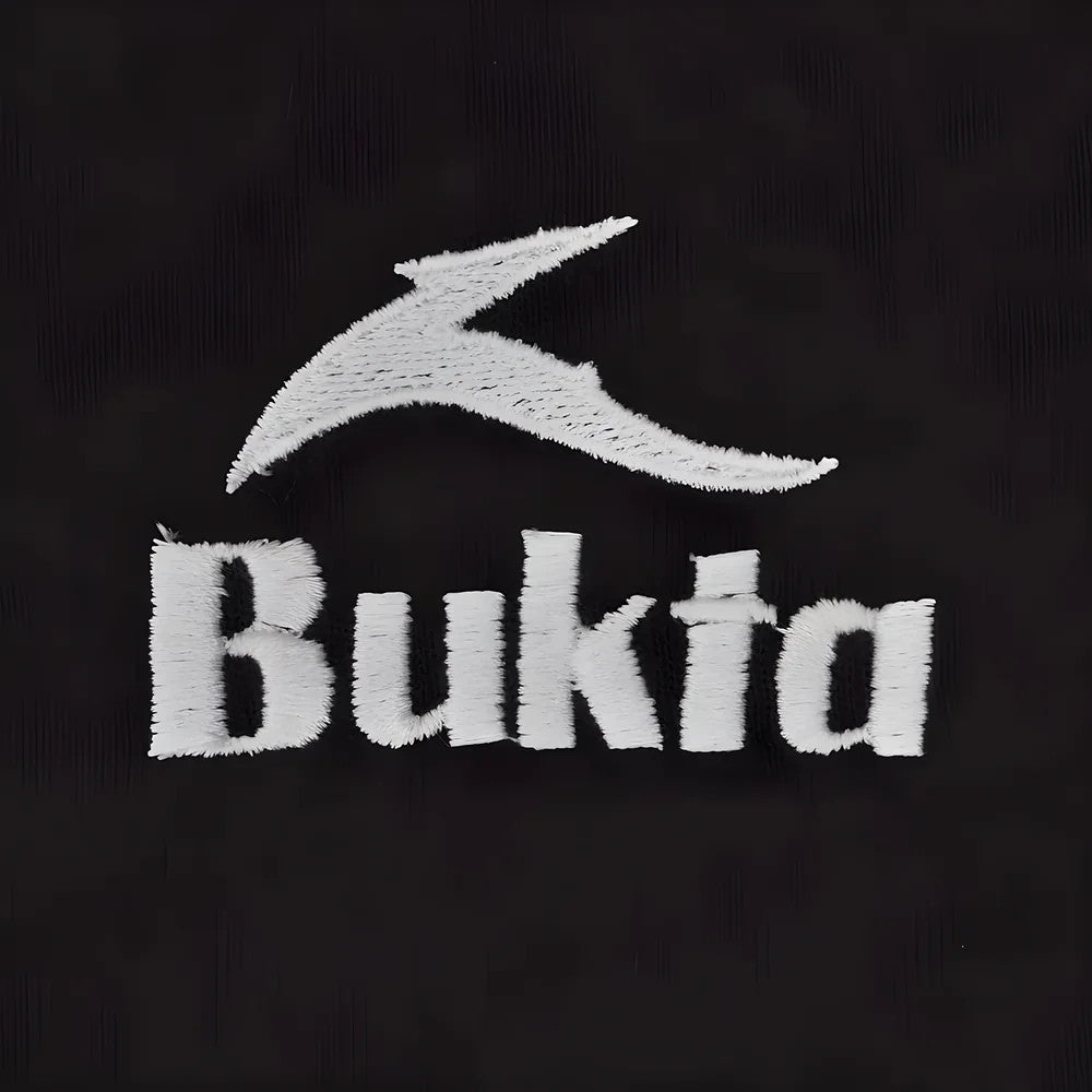 BUKTA Track Top Black with White Panels/Cuffs_1