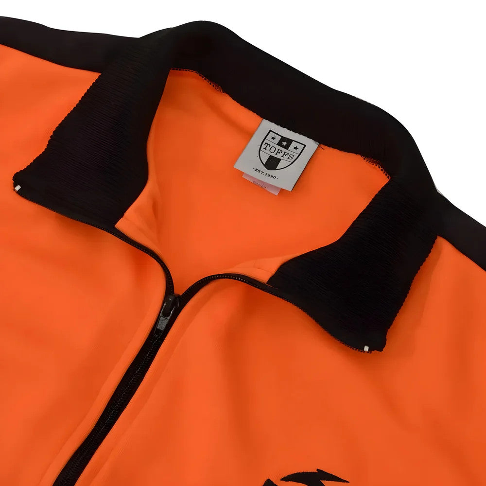 BUKTA Track Top Orange with Black Panels/Cuffs/W'Band_2
