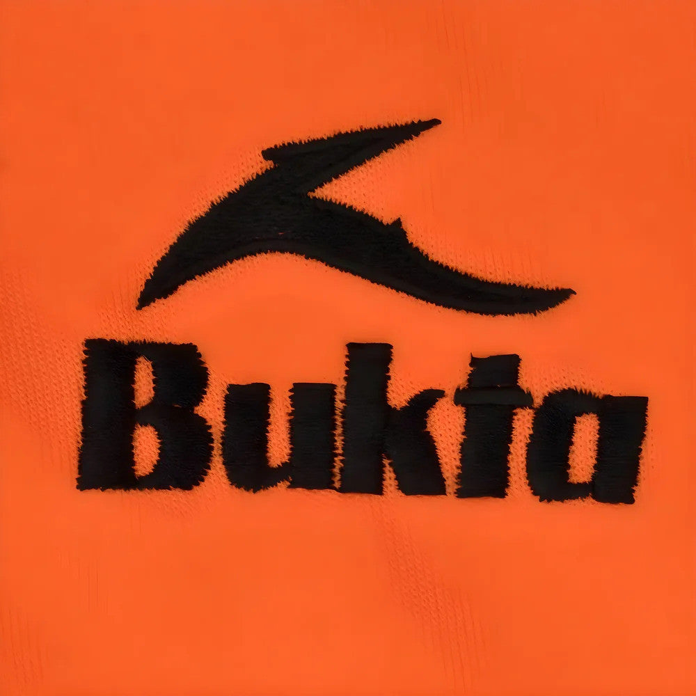 BUKTA Heritage Track Top Orange with Black Panels/Cuffs/W'B_1