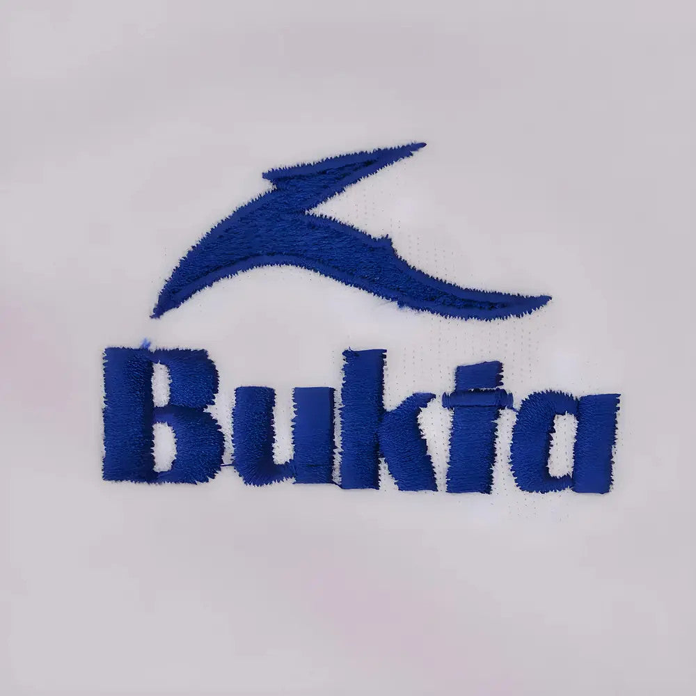 BUKTA Track Top White with Royal Panels/Cuffs/W'Band_1