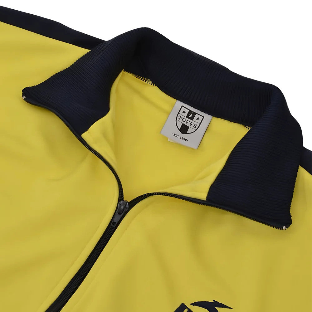BUKTA Track Top Yellow with Navy Panels/Cuffs/W'Band_1