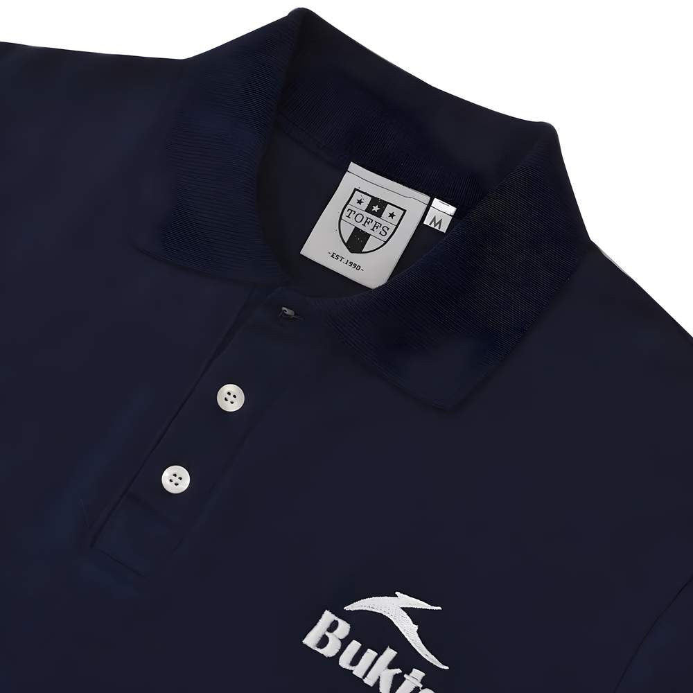 BUKTA Heritage Polo Navy with White Cuffs_2