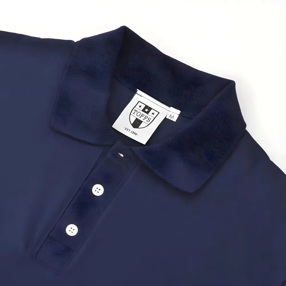 BUKTA Lifestyle Polo Navy with White Cuffs_2