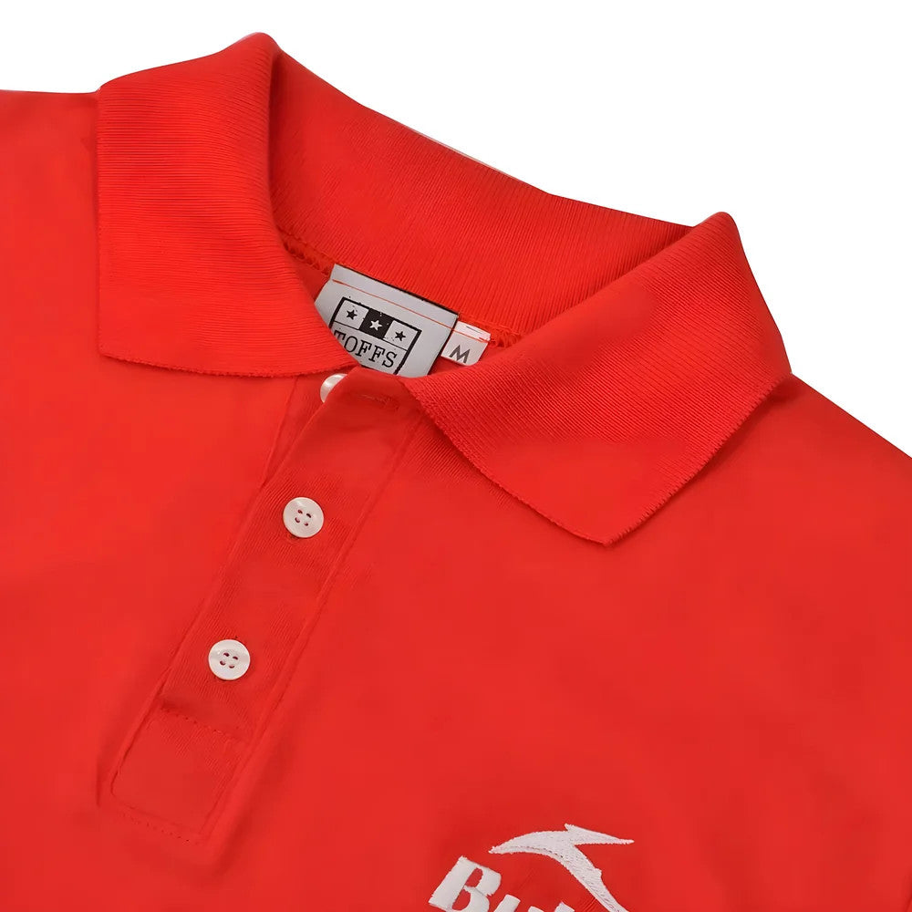 BUKTA Polo Red with White Cuffs_2