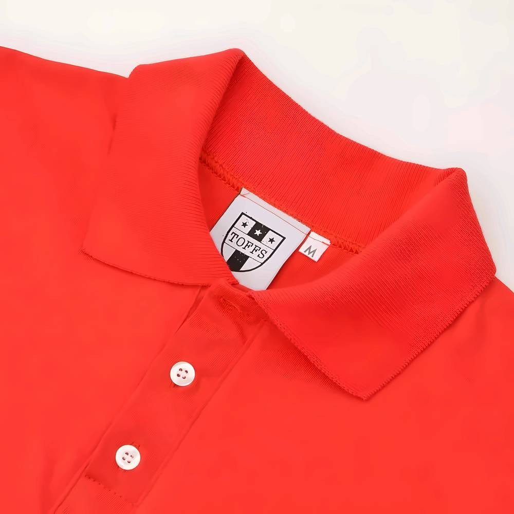 BUKTA Lifestyle Polo Red with White Cuffs_2