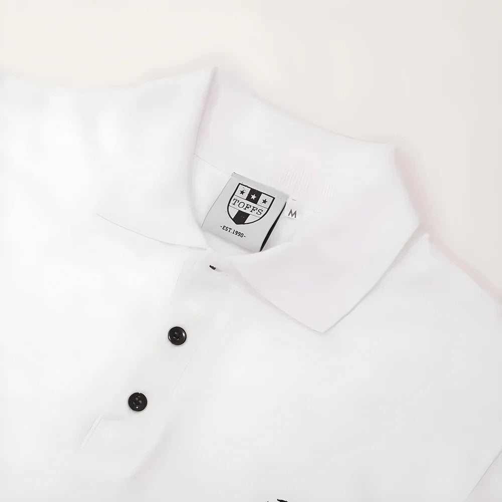 BUKTA Lifestyle Polo White with Black Cuffs_2