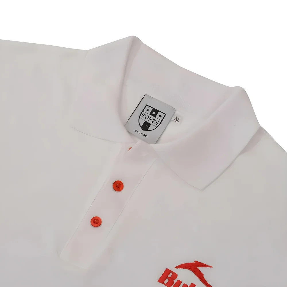 BUKTA Polo White with Red Cuffs_2