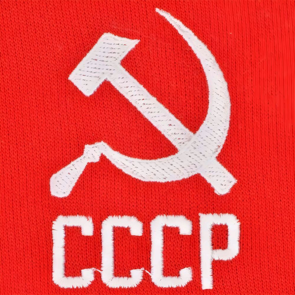 Soviet Union (CCCP) Number 01 Retro Hoodie - Red_1