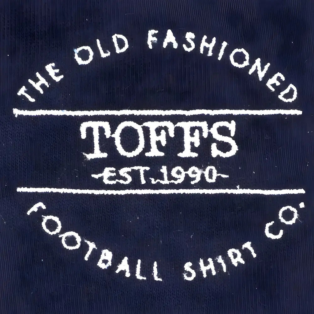 The Old Fashioned Football Shirt Co. Hoodie - Navy/White_1