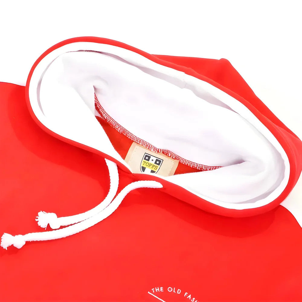 The Old Fashioned Football Shirt Co. Hoodie - Red/White_2