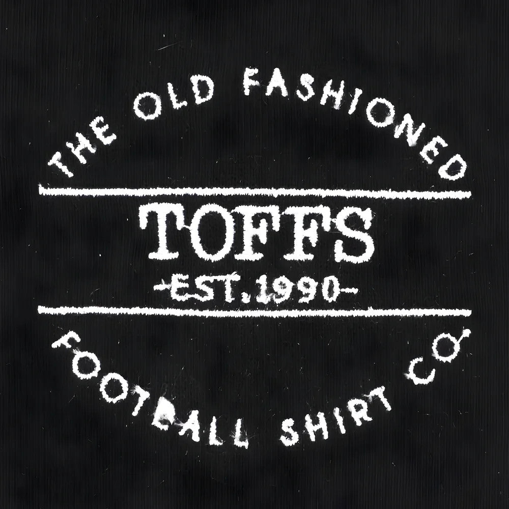 The Old Fashioned Football Shirt Co. Hoodie - Black/White_1