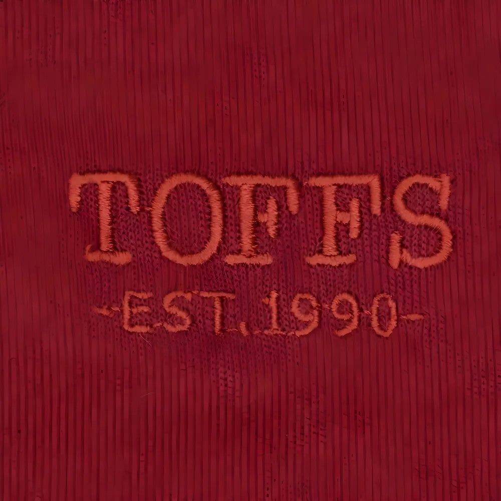 TOFFS Est 1990 Track Top - Maroon/Amber_1