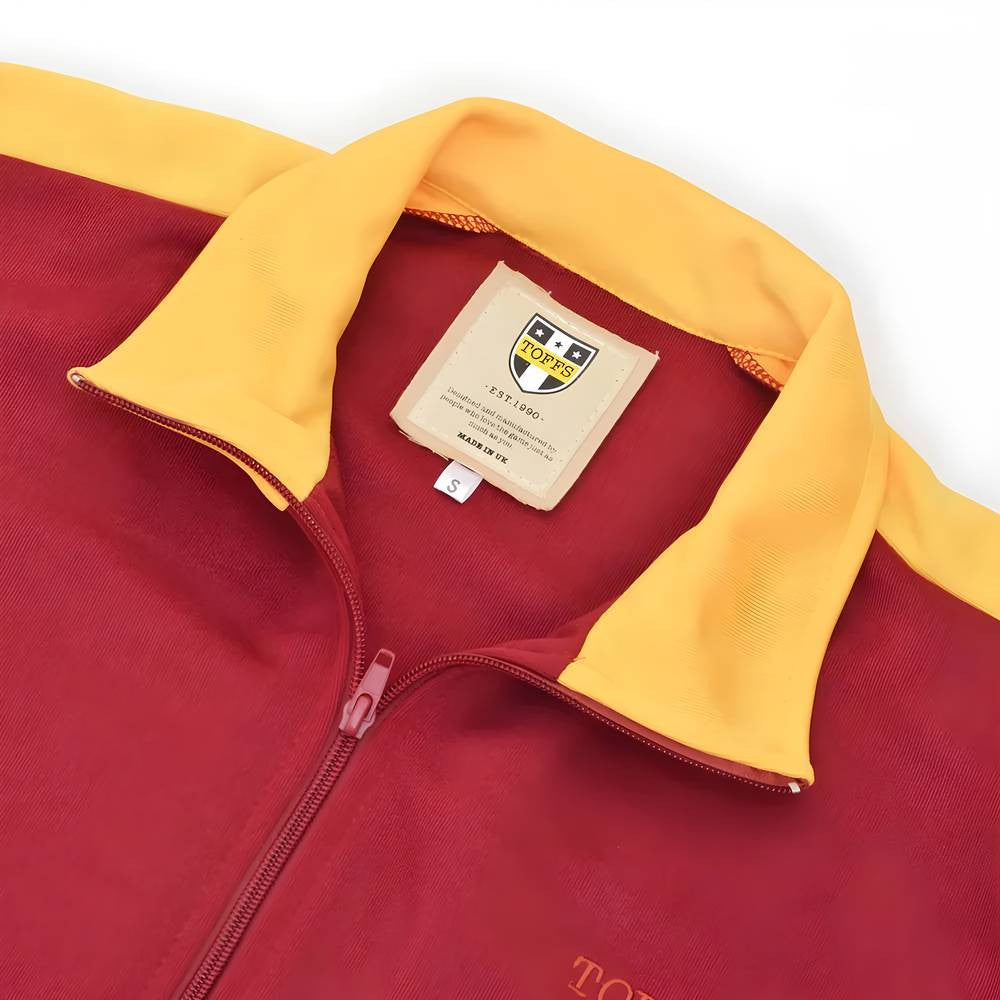 TOFFS Est 1990 Track Top - Maroon/Amber_2