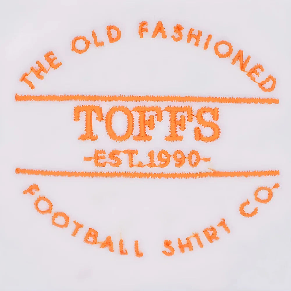 The Old Fashioned Football Shirt Co.- White/Orange Track Top_2