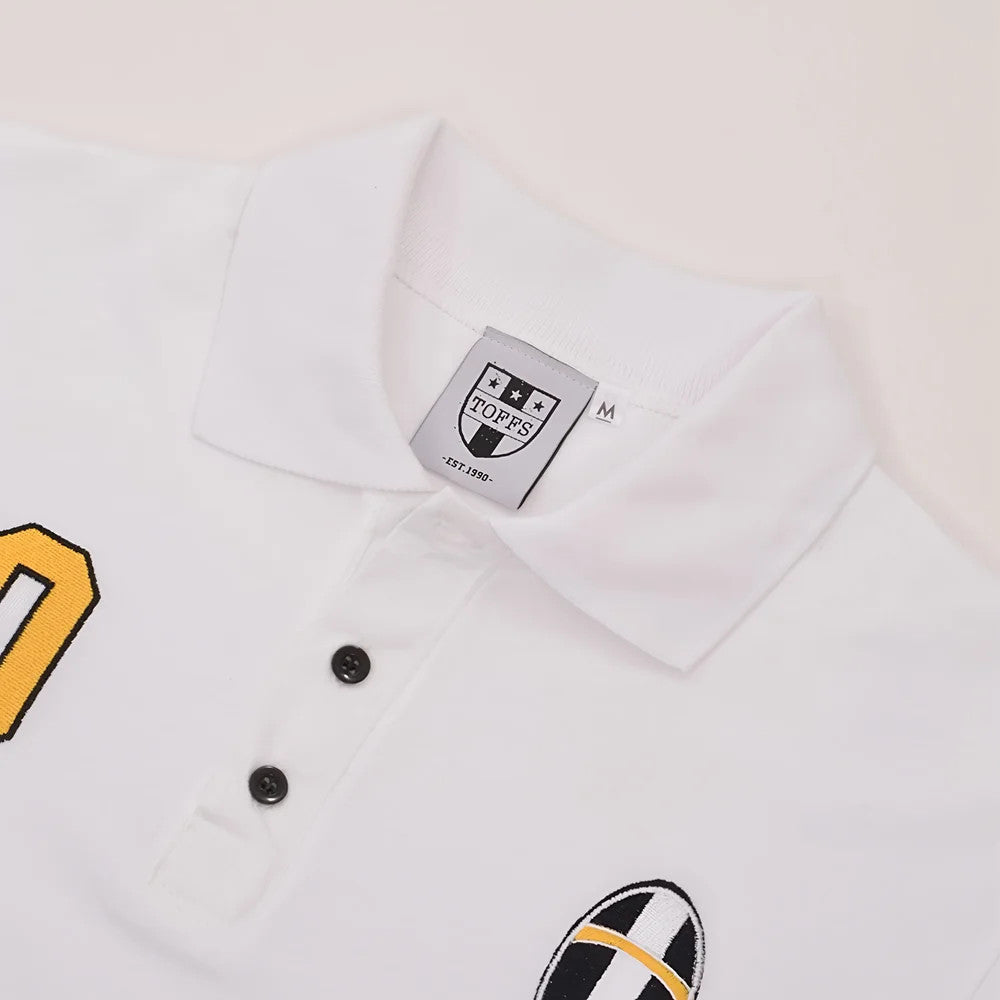 Juventus No 10 White Polo Shirt_2