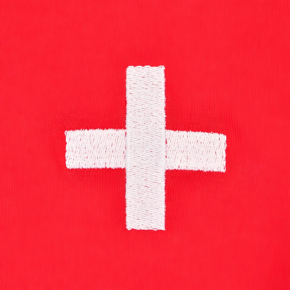 Switzerland No 14 Red Polo Shirt_1