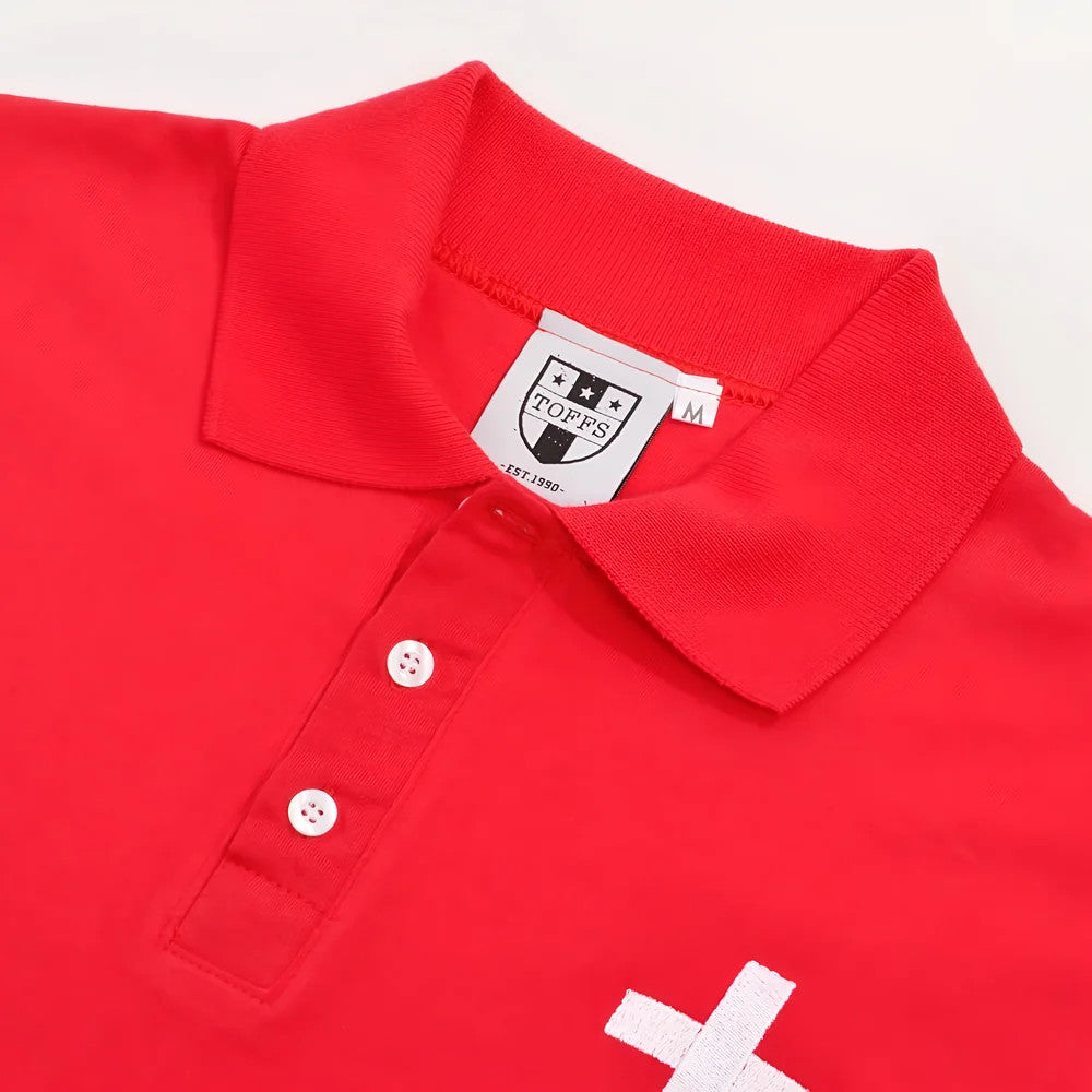 Switzerland No 14 Red Polo Shirt_2