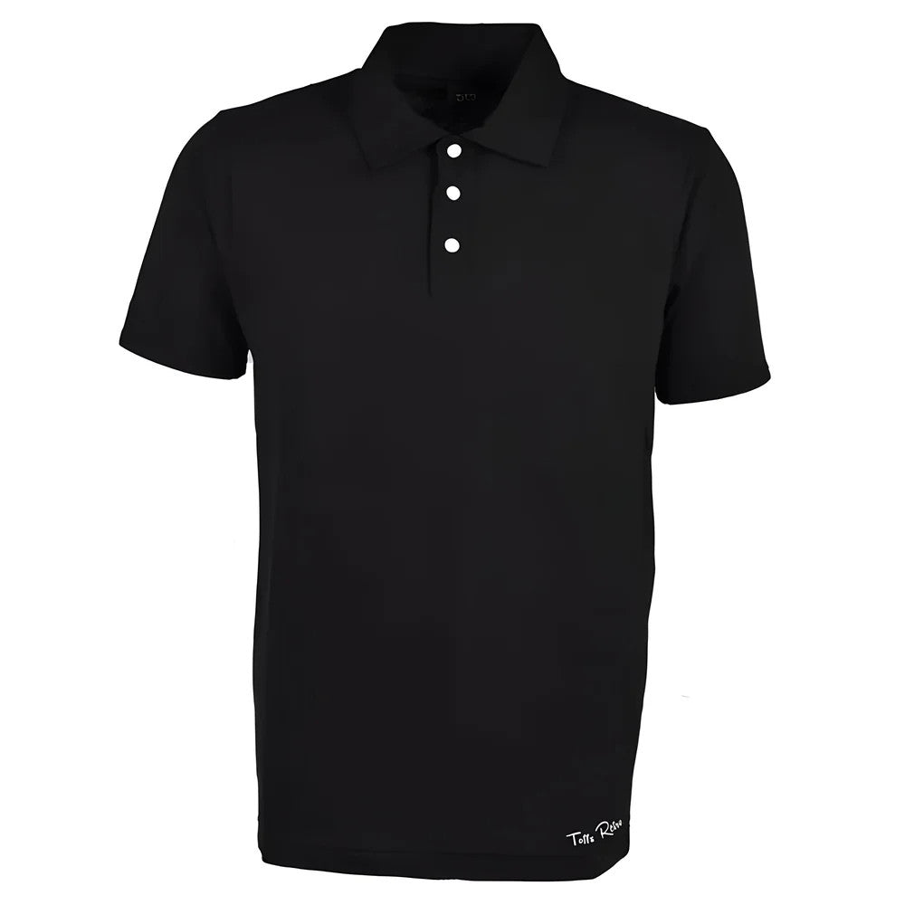 Toffs Retro Polo Shirt - Black_2