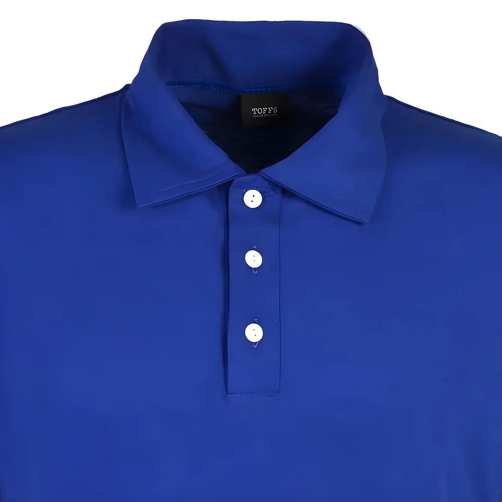 Toffs Retro Polo Shirt - Royal_1